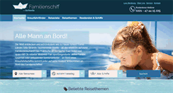 Desktop Screenshot of familienschiff.de